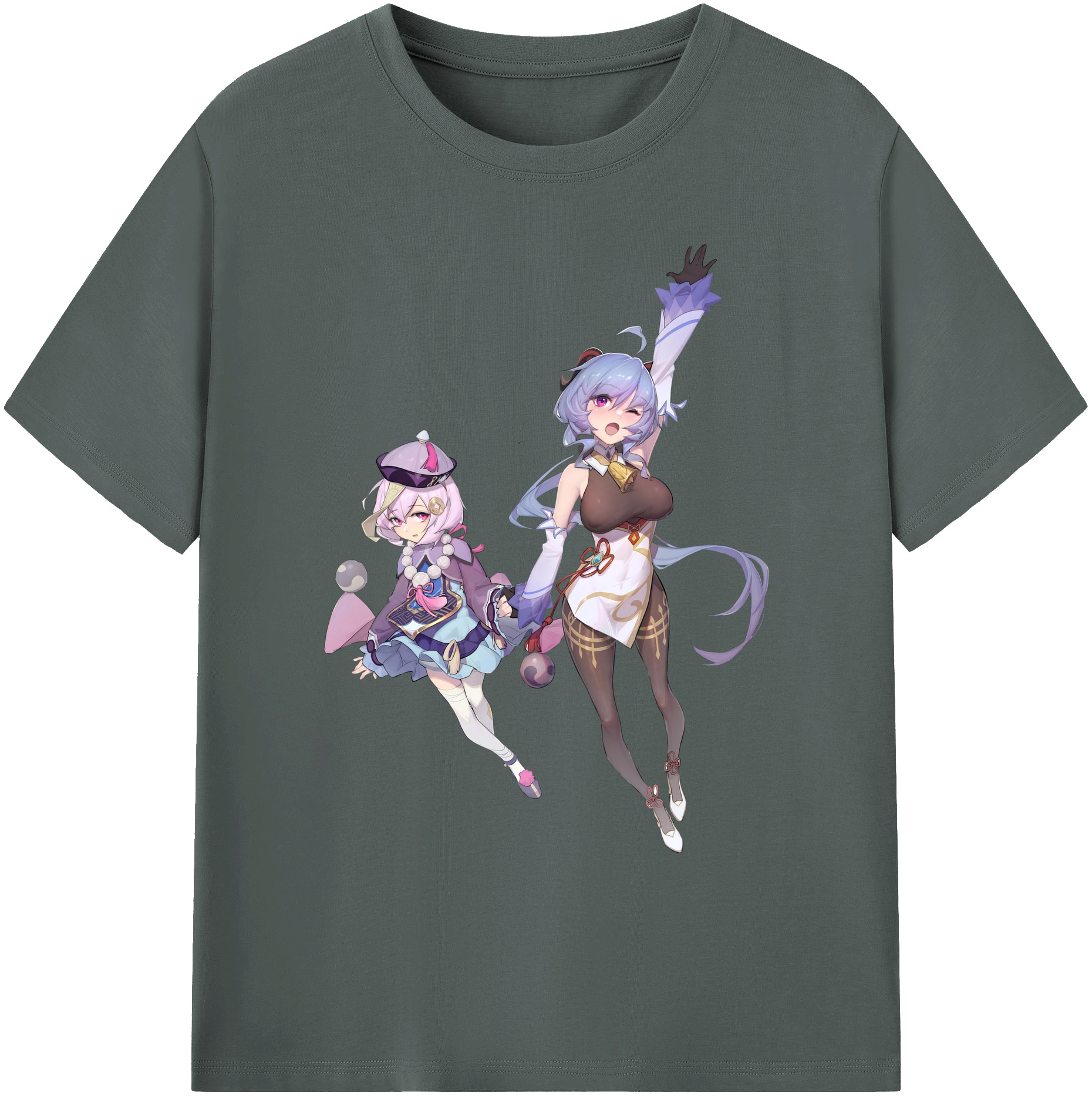 げんし神 七七 なな  genshin Nana 綿100％ メンズ半袖Tシャツ｜肌触りやわらか＆通気性